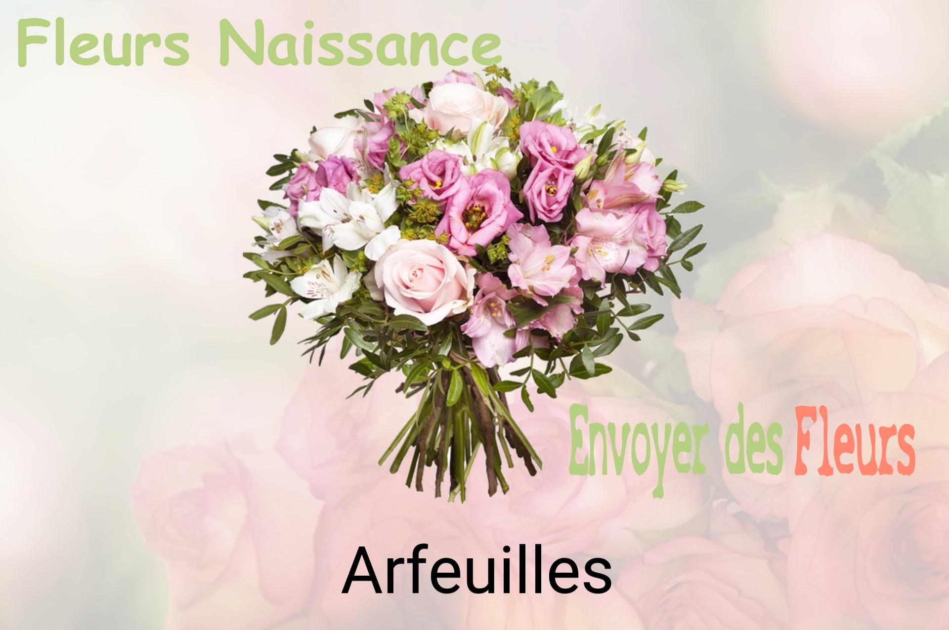 Bouquet de fleurs de naissance livré à Arfeuilles